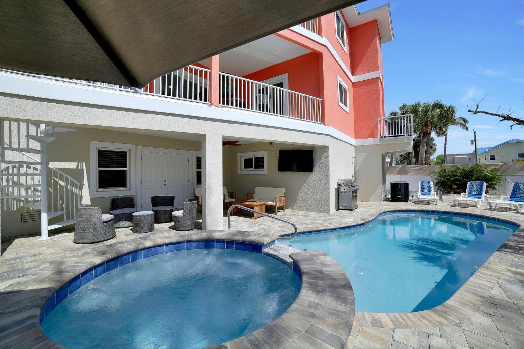 Luxury 6Br Home: Heated Pool, Spa, Near Beach! Fort Myers Beach Exterior foto